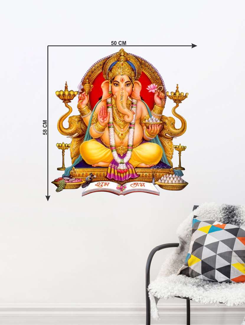  ganesh ji wall sticker for living room  - 16576396 -  Standard Image - 2
