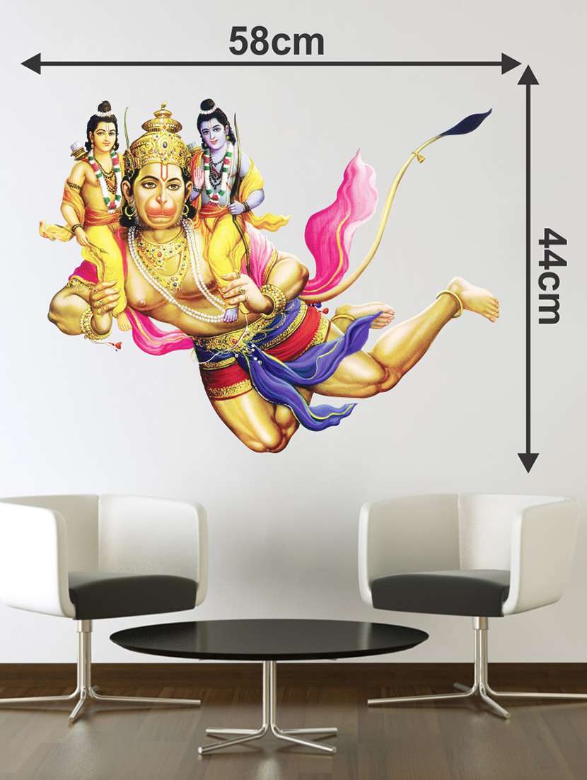hanuman ji wall sticker for living room - 16576400 - Standard Image - 2