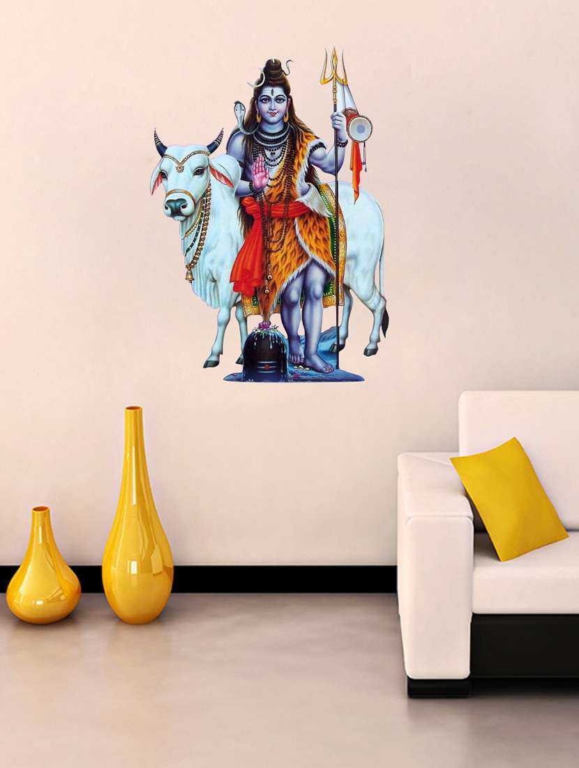 shiv ji wall sticker for living room 
