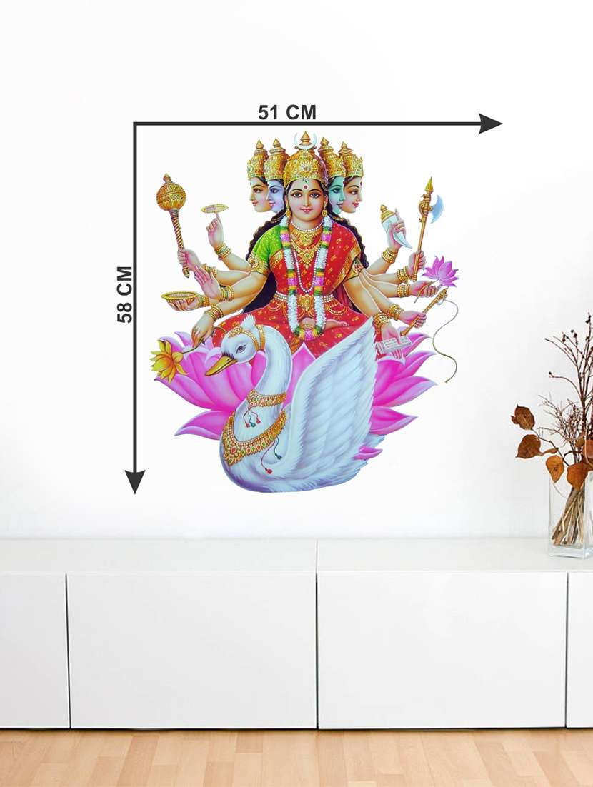   laxmi ji wall sticker for living room  - 16576403 -  Standard Image - 2
