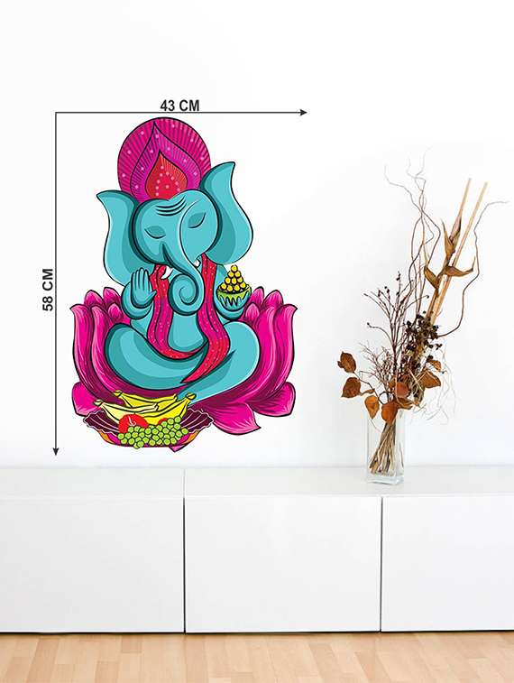  ganesh ji wall sticker & decal   - 16576411 -  Standard Image - 2