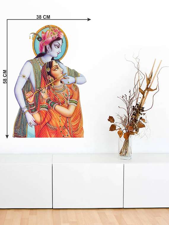 radha krishna wall sticker & decal - 16576412 - Standard Image - 2
