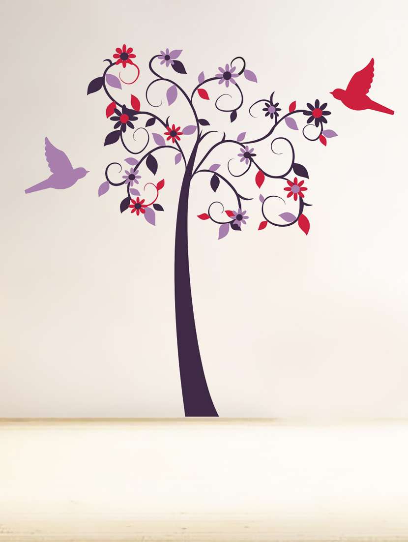  tree with birds wall sticker & decal  