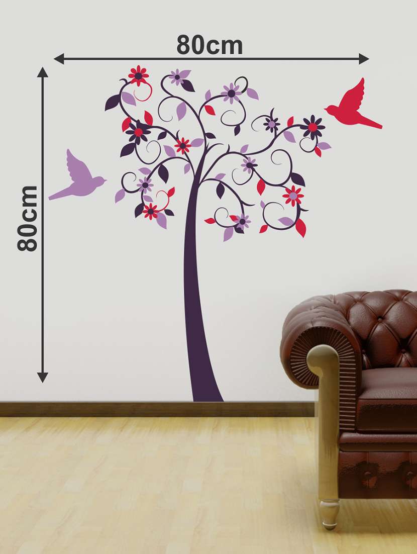 tree with birds wall sticker & decal   - 16576426 -  Standard Image - 2