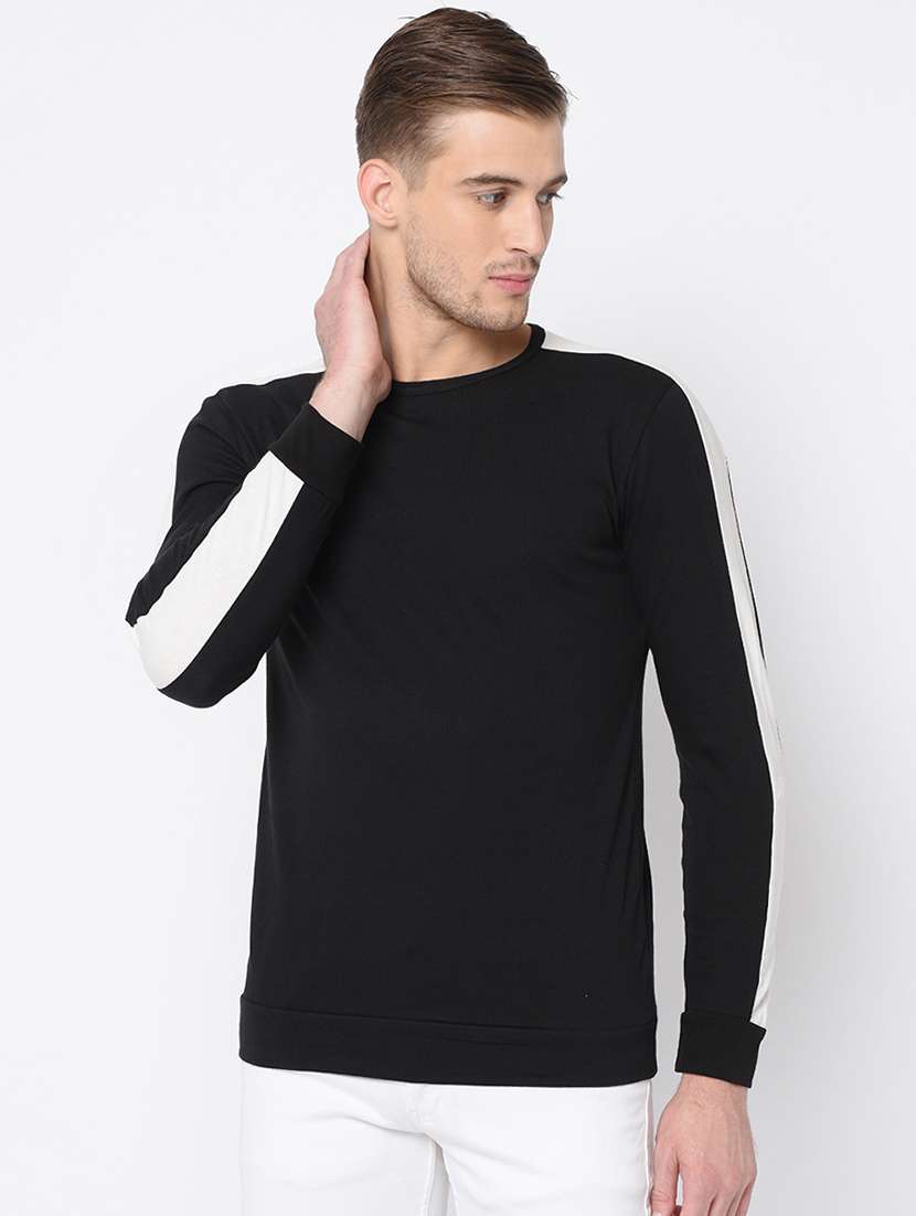 black taped sweatshirt