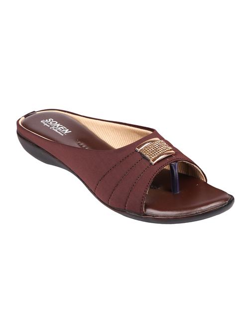 brown toe separator sandals - 16578597 - Standard Image - 0