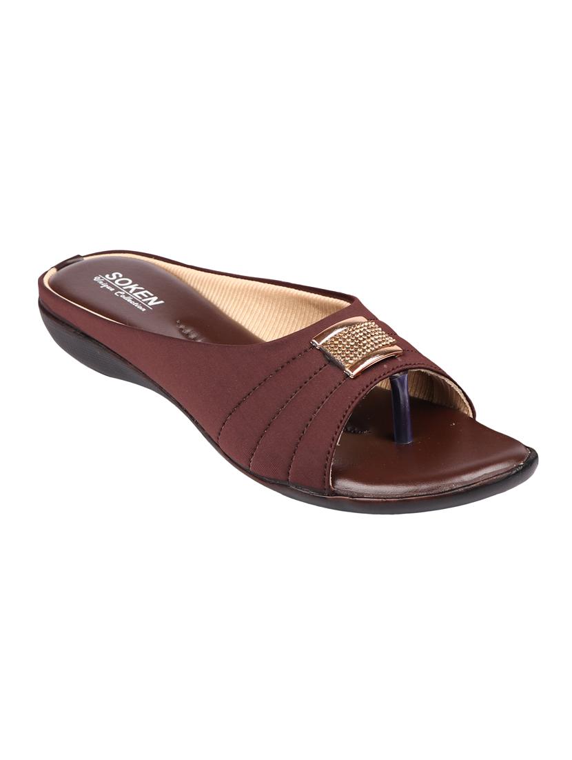 brown toe separator sandals - 16578597 - Zoom Image - 0