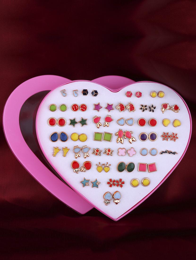 multi colored metal combo's. earring - 16580636 -  Zoom Image - 0