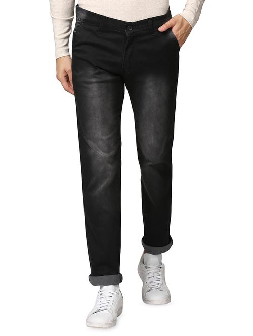 men plain mid rise jeans   - 16584194 -  Standard Image - 0