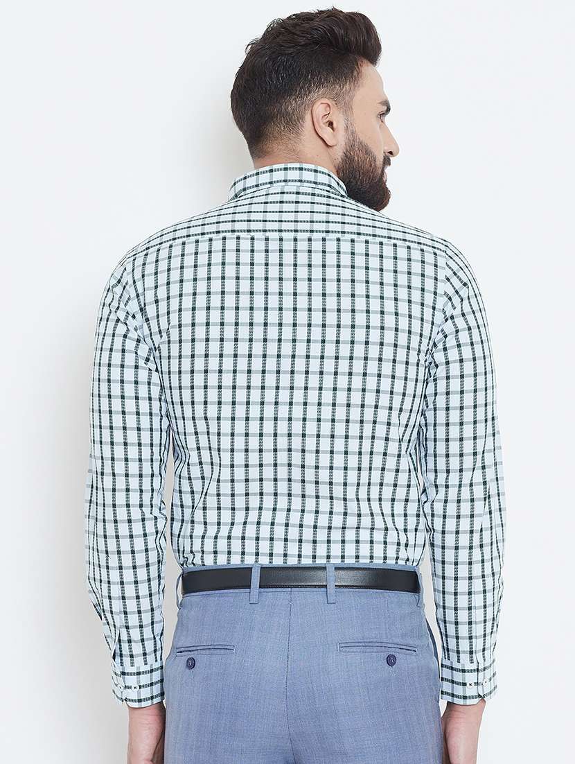 green checkered formal shirt - 16584817 - Standard Image - 2