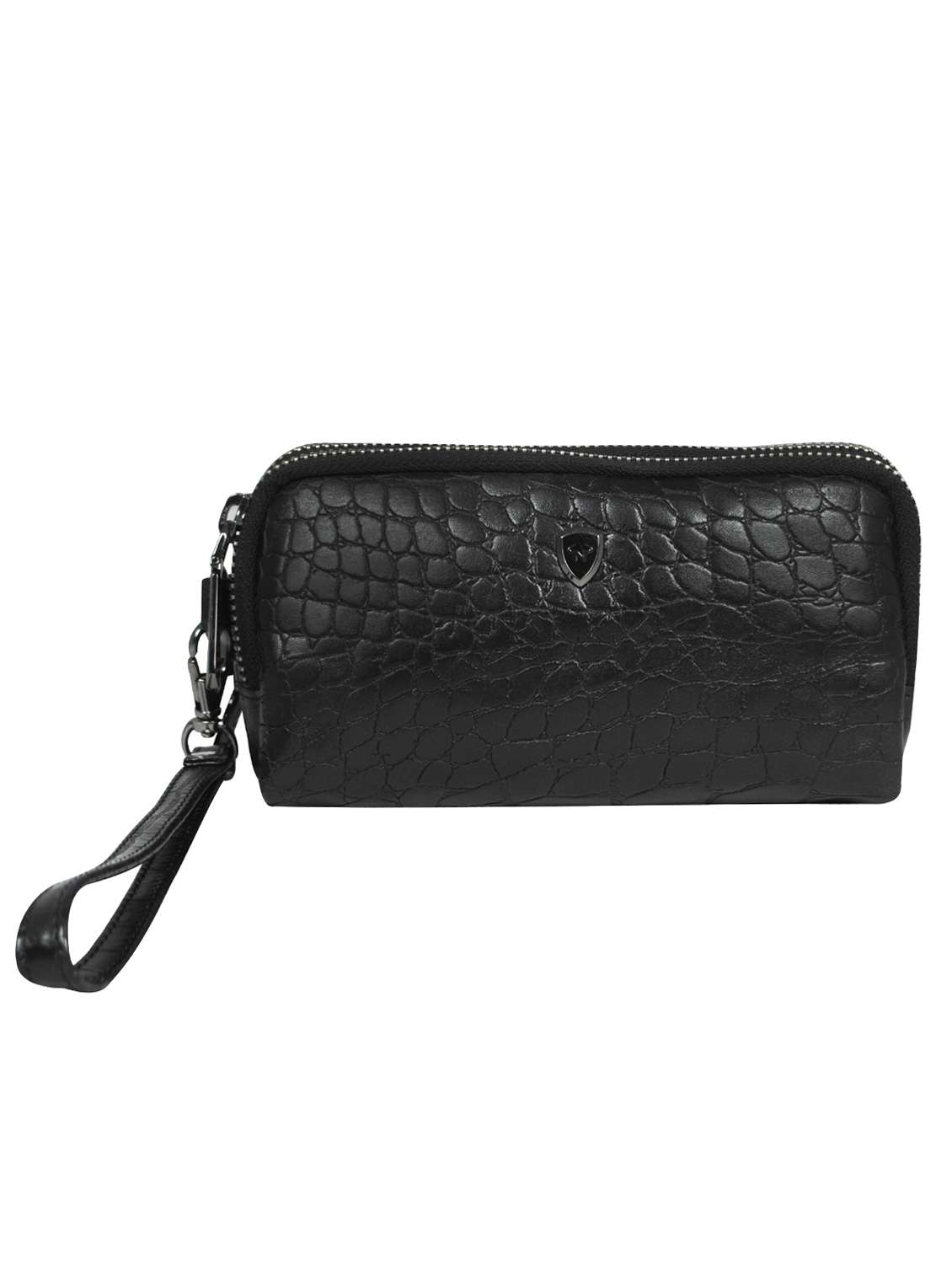 black leather regular pouch