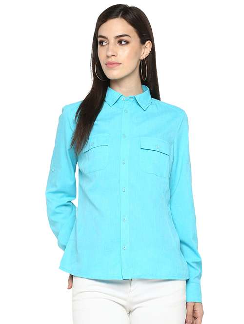 pocket patch long sleeved shirt - 16585345 - Standard Image - 0