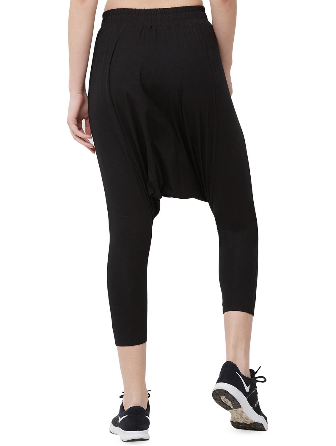 drawstring waist solid track pant - 16585385 - Standard Image - 2