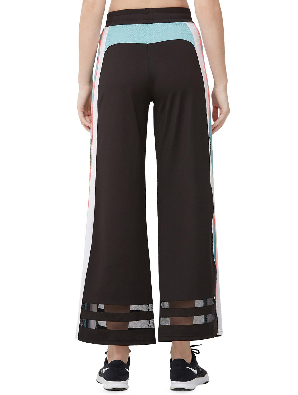color block wide leg trouser - 16585389 - Standard Image - 2