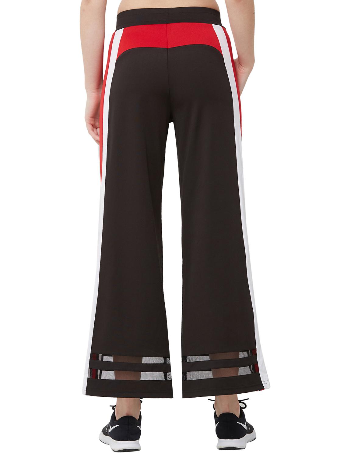color block wide leg trouser - 16585391 - Standard Image - 2