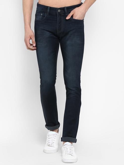 mens slim fit plain jeans - 16585691 - Standard Image - 0