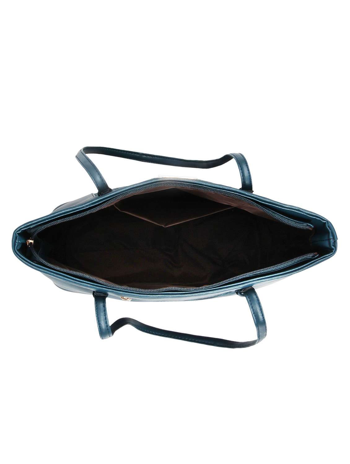 blue leatherette (pu) handbag - 16585729 -  Standard Image - 2