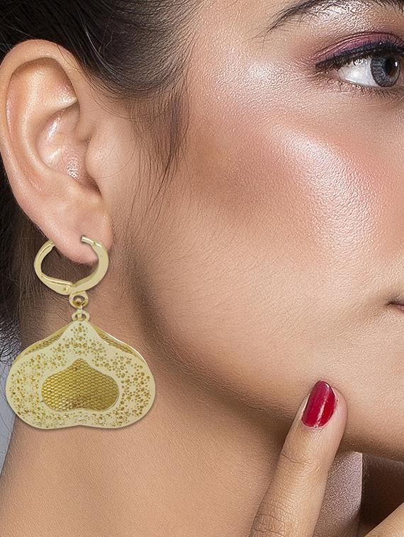 gold metal balli earring - 16585790 - Standard Image - 2