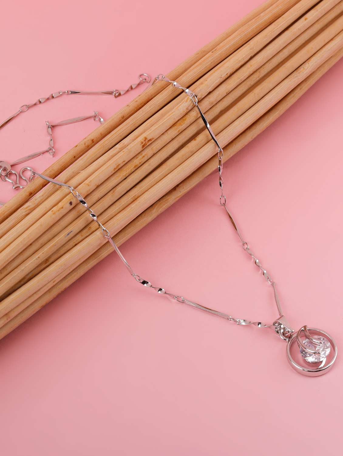silver plated pendant