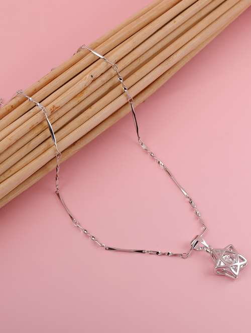 silver plated pendant - 16585902 - Standard Image - 0