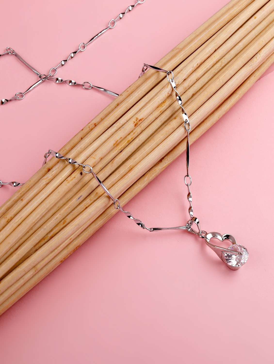 silver plated pendant
