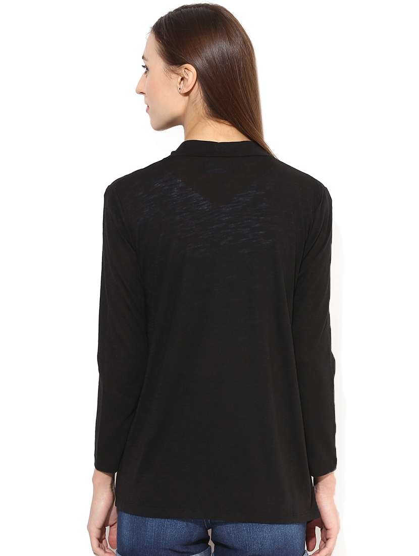 long sleeved waterfall neck shrug - 16586302 -  Standard Image - 2