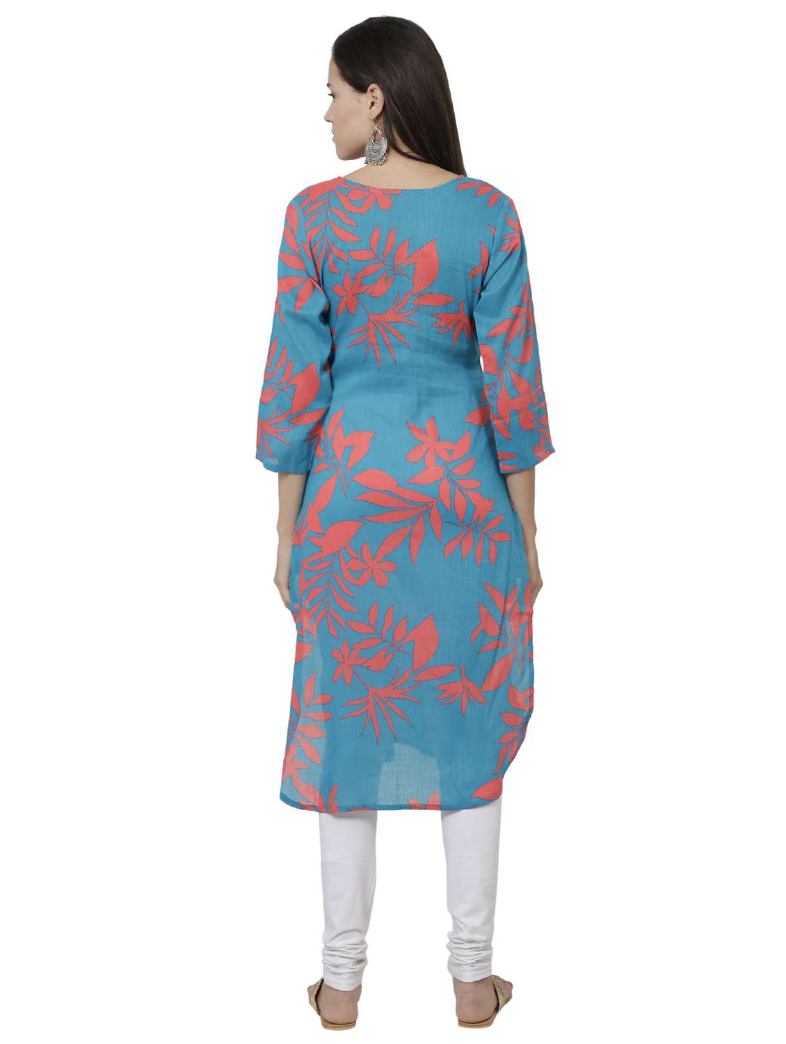 women's straight kurta - 16586310 - Standard Image - 2