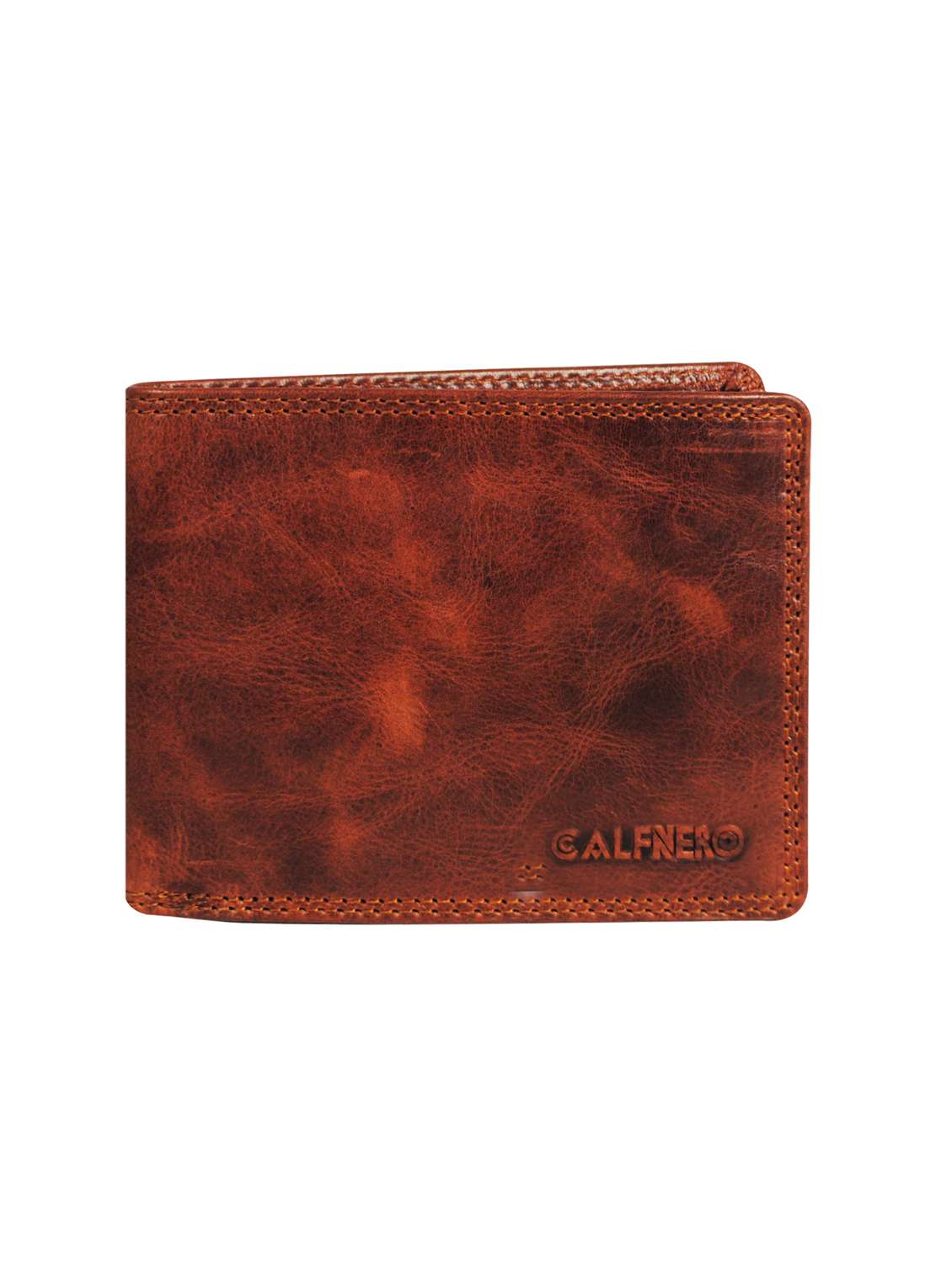 cognac leather wallet