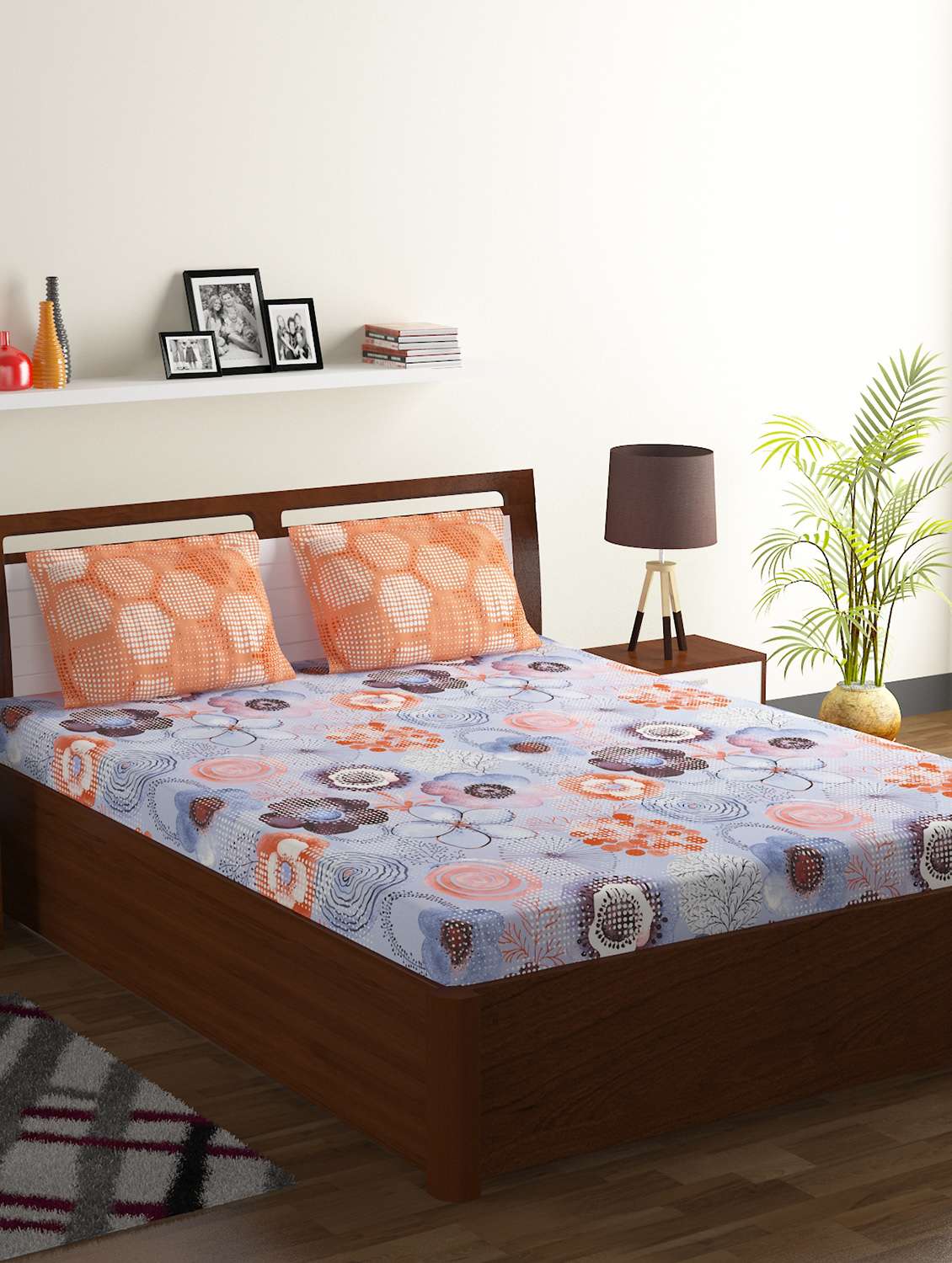 cotton double bed sheet 