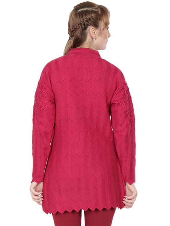 mandarin neck long sleeved cardigan - 16589097 - Standard Image - 2