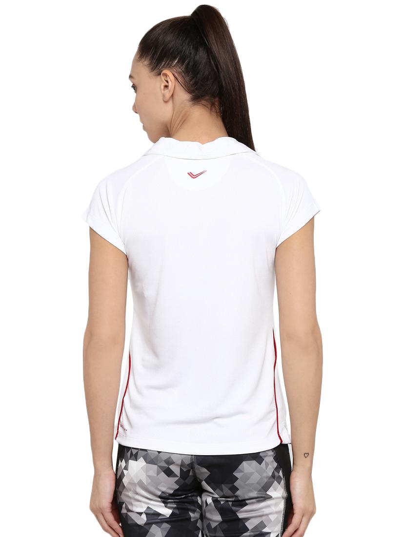 women's plain polo neck t-shirt - 16591246 - Standard Image - 2