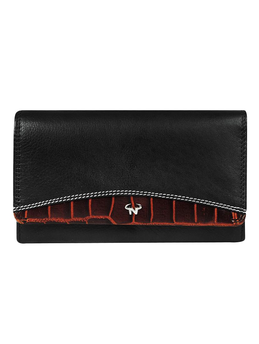 black leather clutch - 16592004 - Zoom Image - 0