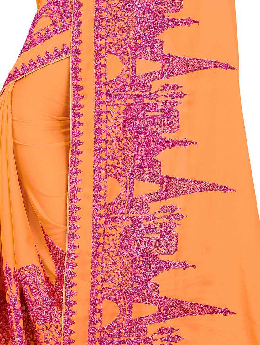 women's embroidered saree with blouse - 16592193 -  Standard Image - 2