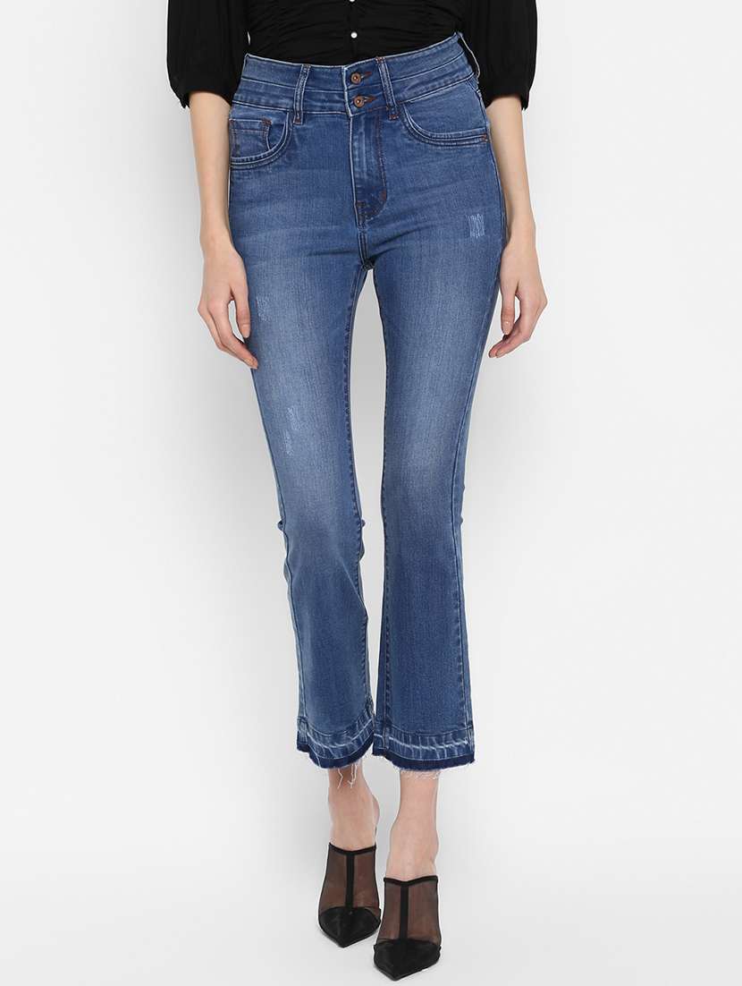 high rise bootcut jean