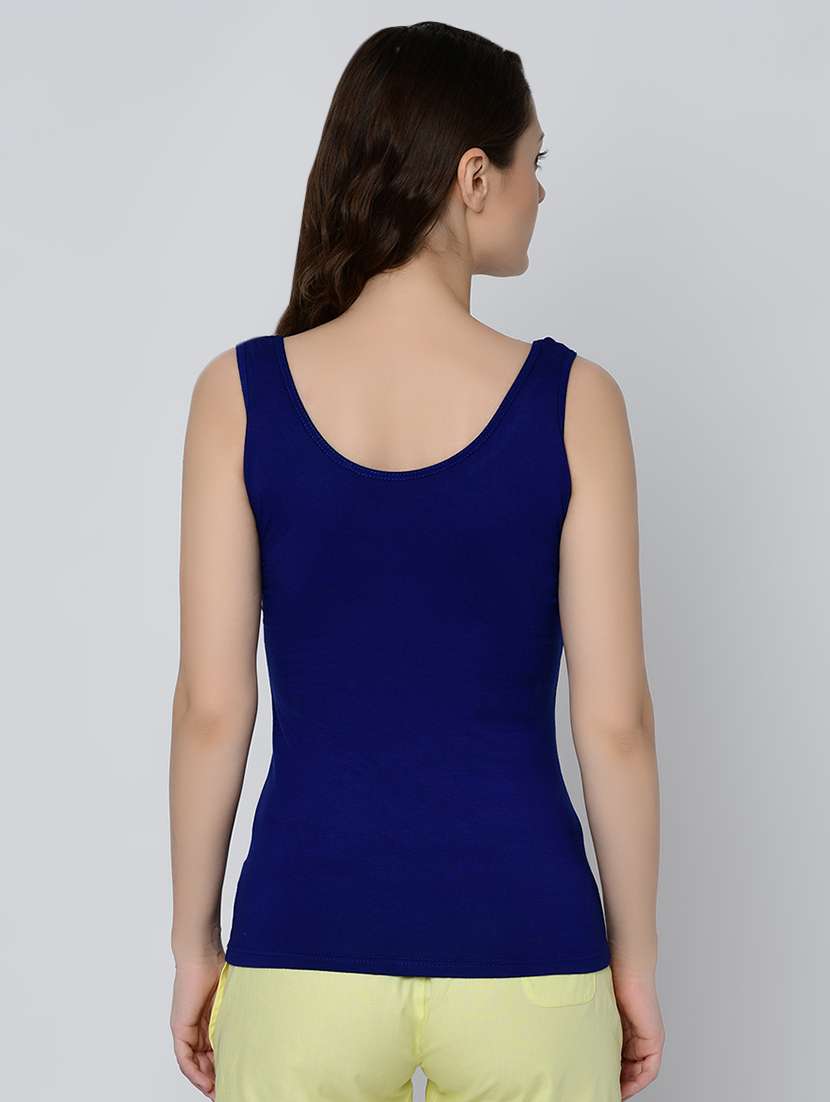 round neck solid camisole - 16596974 -  Standard Image - 2