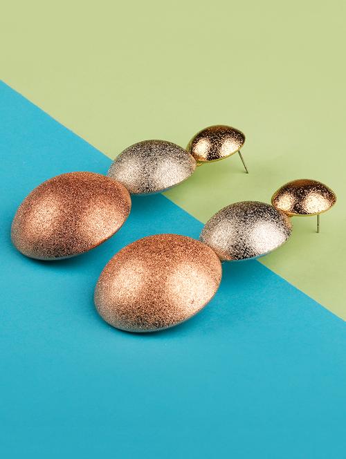 multi colored metal drop earring - 16597035 - Standard Image - 0