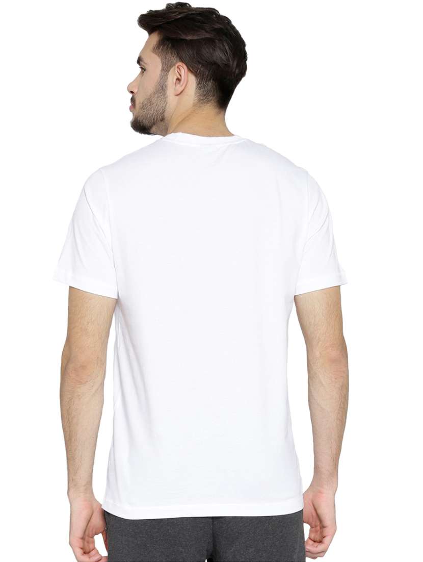 white typographic chest print t-shirt - 16597088 - Standard Image - 2