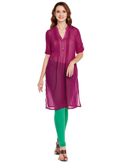 women's straight kurta - 16600883 - Standard Image - 0