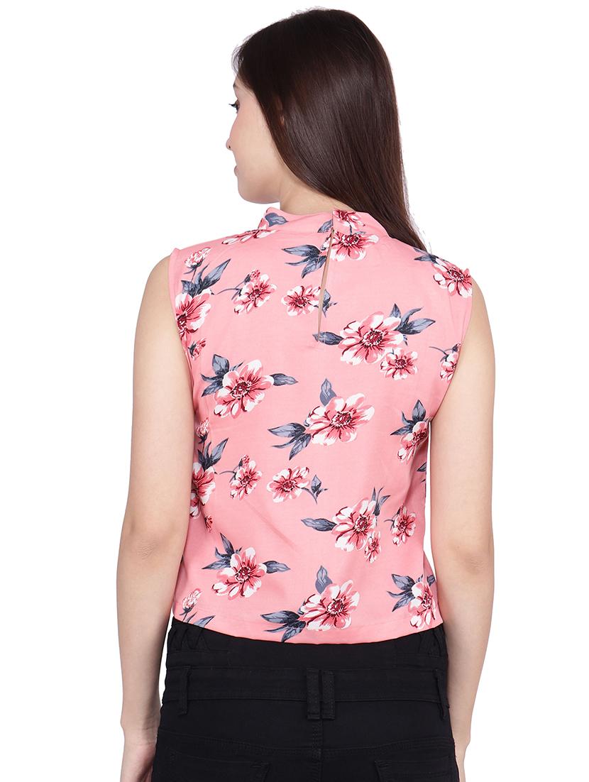 women's crop mock neck top - 16601849 - Standard Image - 2