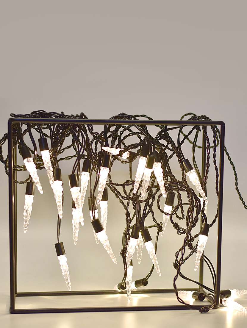 crystal bulk shape string light-26 bulb 