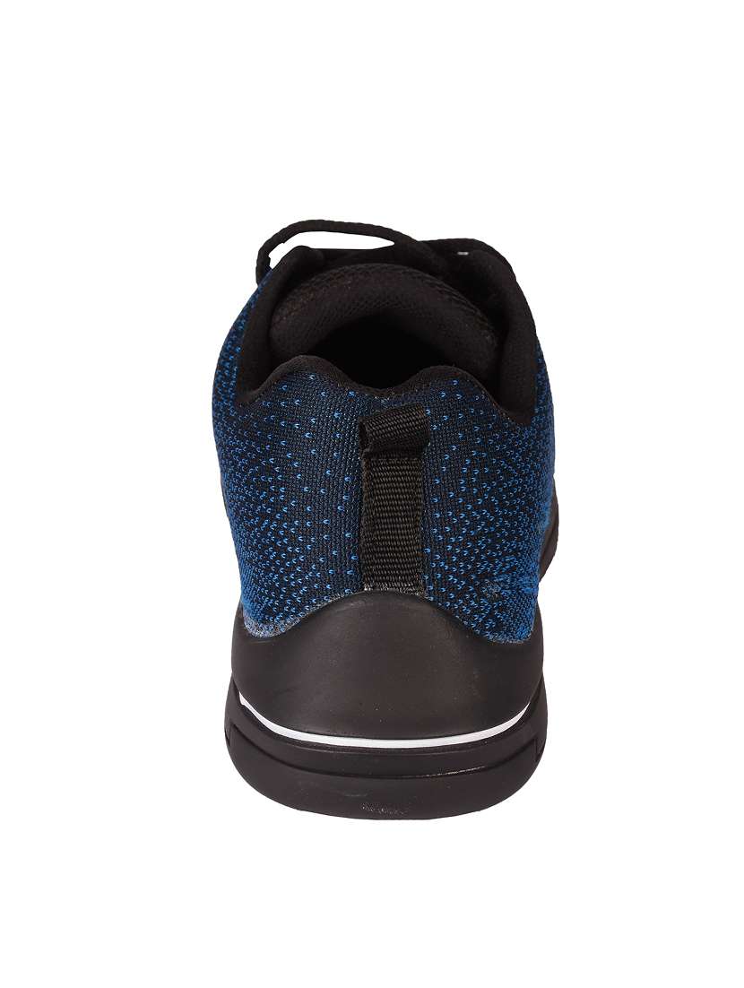 blue fabric lace up sport shoes - 16605717 -  Standard Image - 2