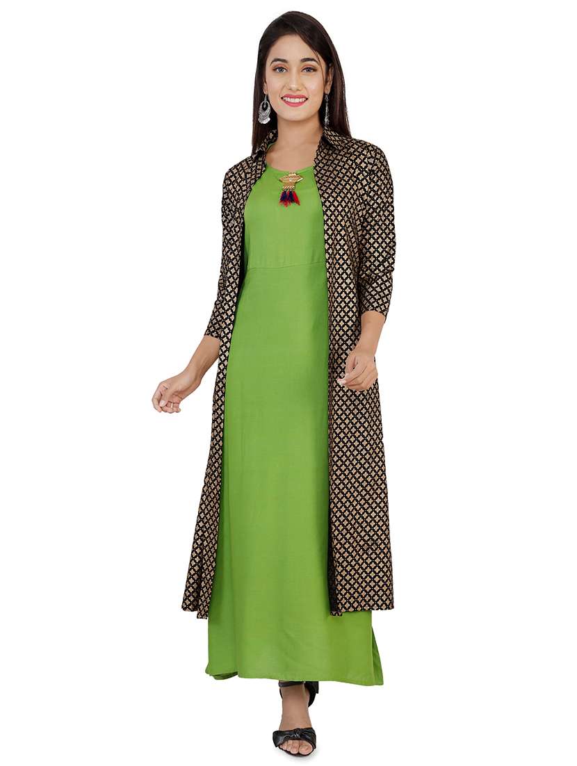 women's kurta with jacket kurta