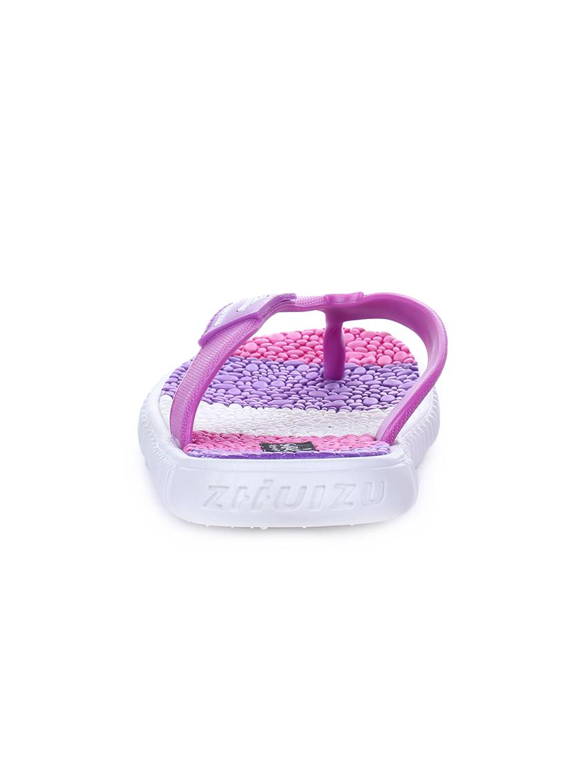 pink toe seprator flip flops - 16610534 - Standard Image - 2