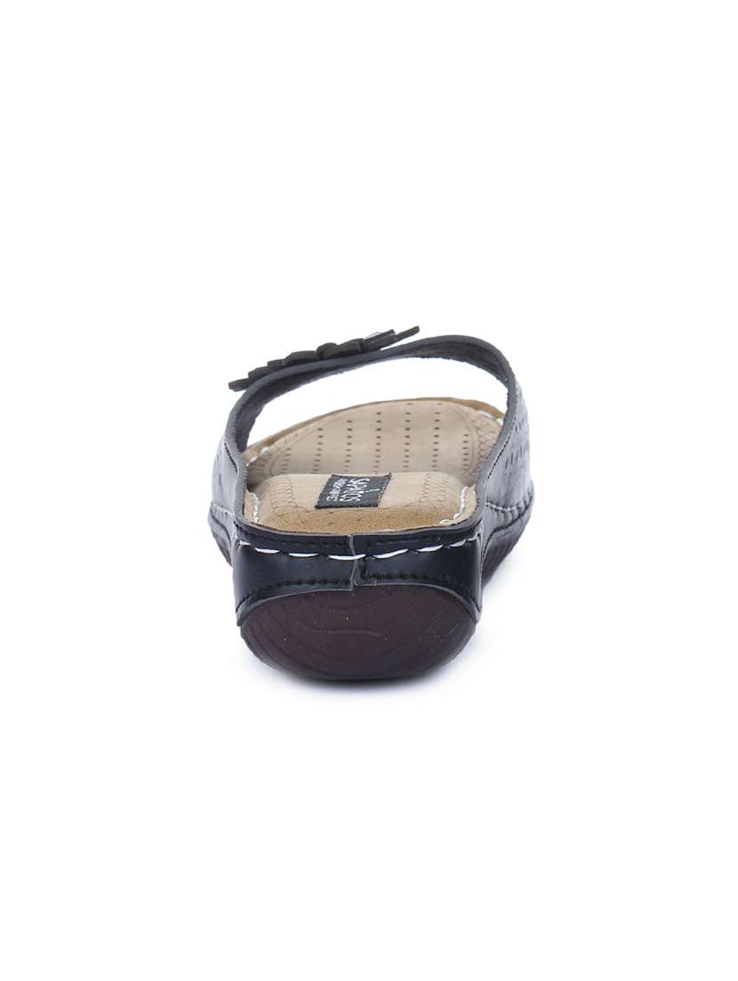 navy slip on wedges - 16610576 - Standard Image - 2