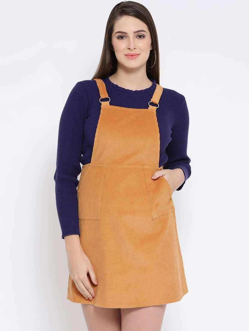 women's dungaree dress printed dress - 16611950 -  Zoom Image - 0