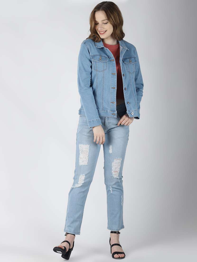 pocket detail denim jacket 