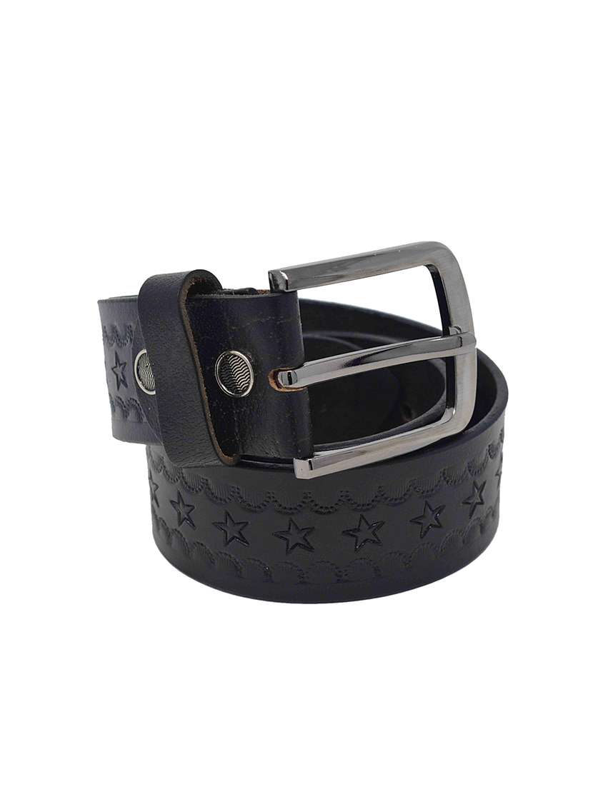 black leather belt - 16619892 - Zoom Image - 0
