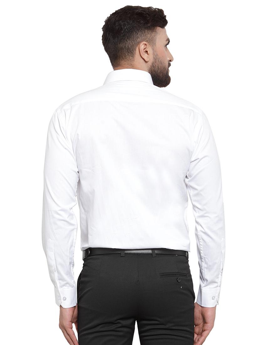 white solid formal shirt - 16622798 - Standard Image - 2