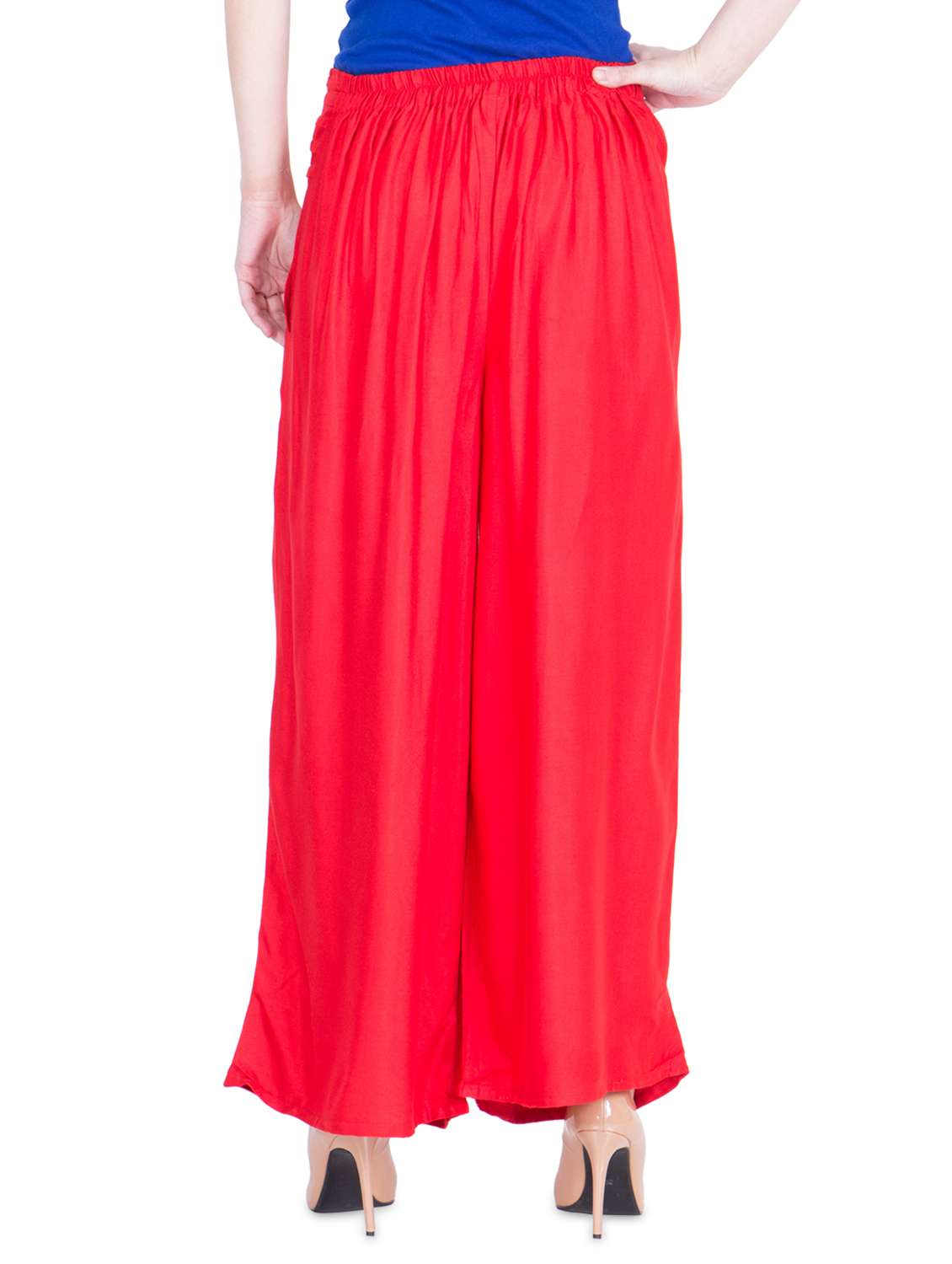 high rise pleated palazzo  - 16629935 -  Standard Image - 2