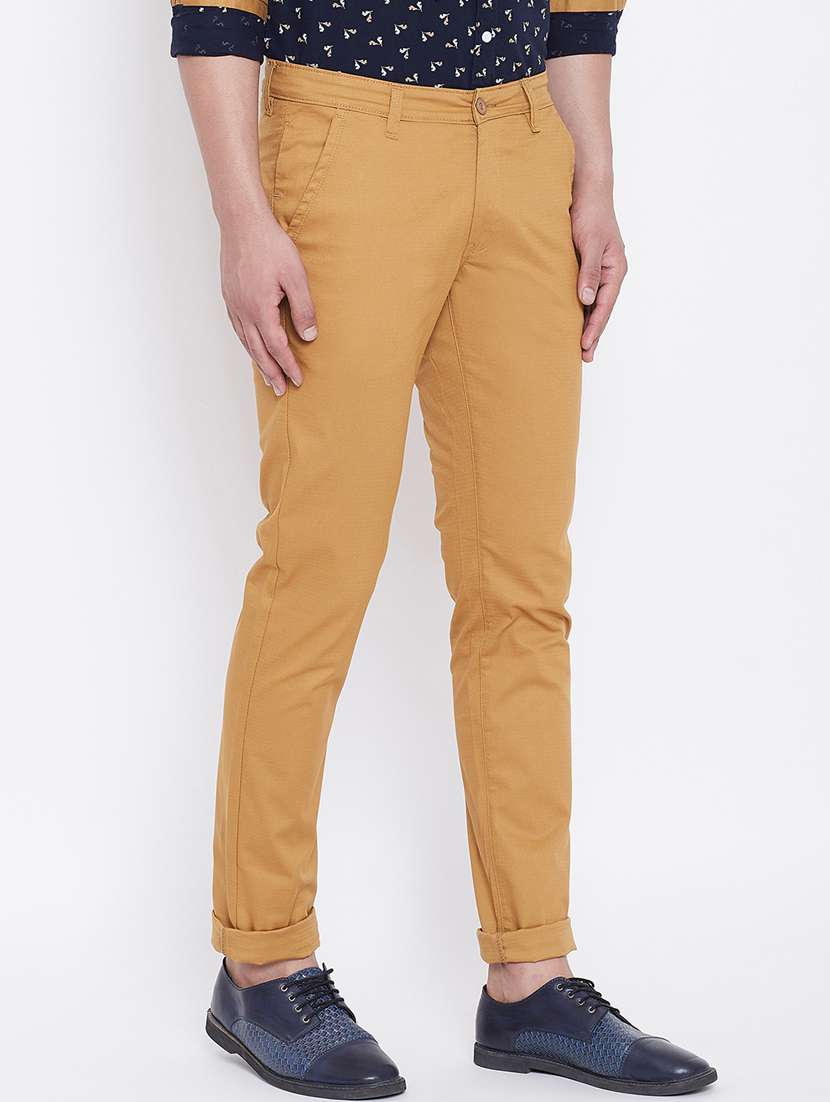 beige textured chinos  - 16640393 -  Standard Image - 2